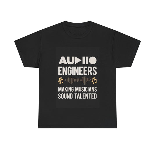 Audio Engineer Unisex Heavy Cotton Tee