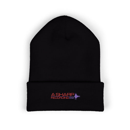 A Sharp Recording Studios Cuffed Beanie