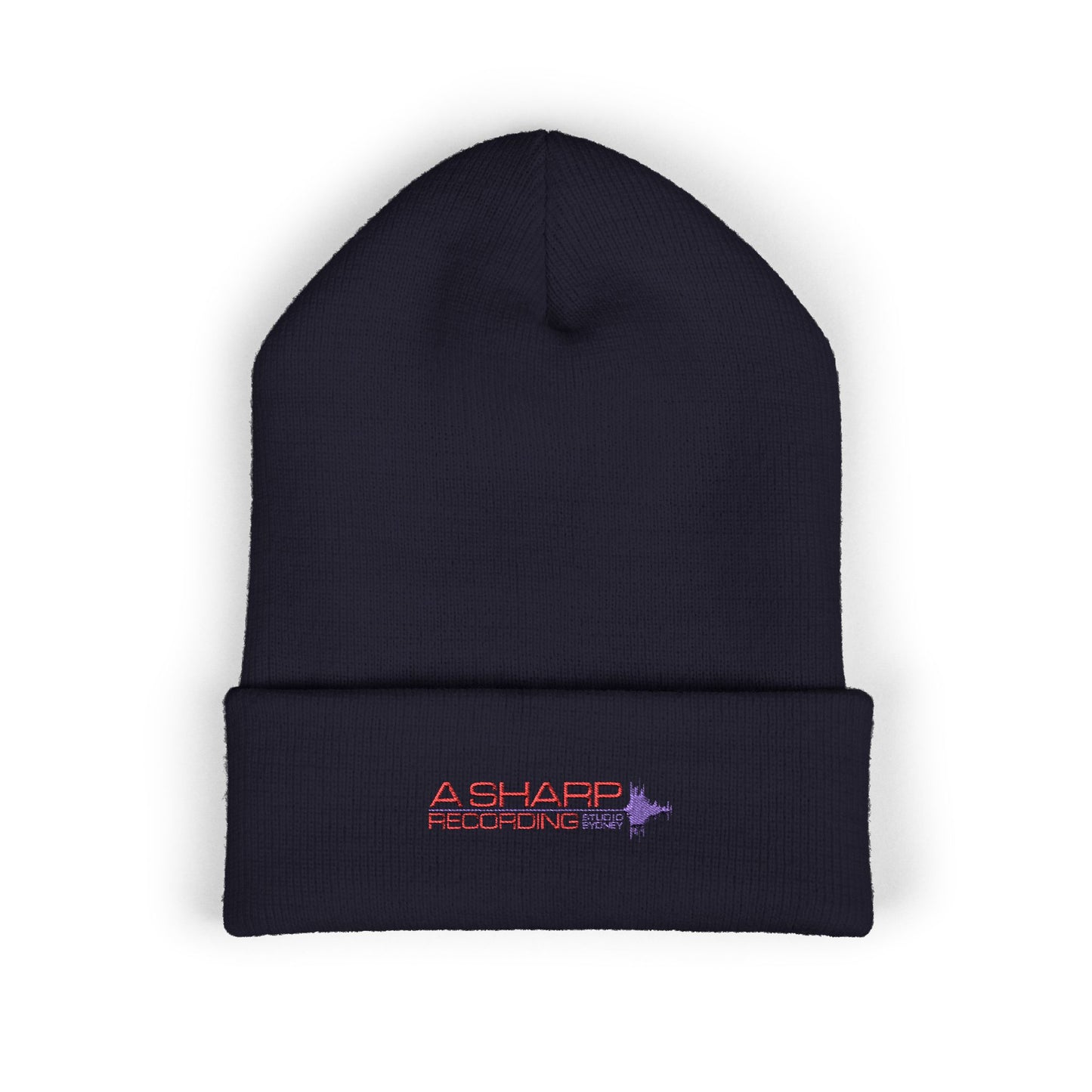 A Sharp Recording Studios Cuffed Beanie