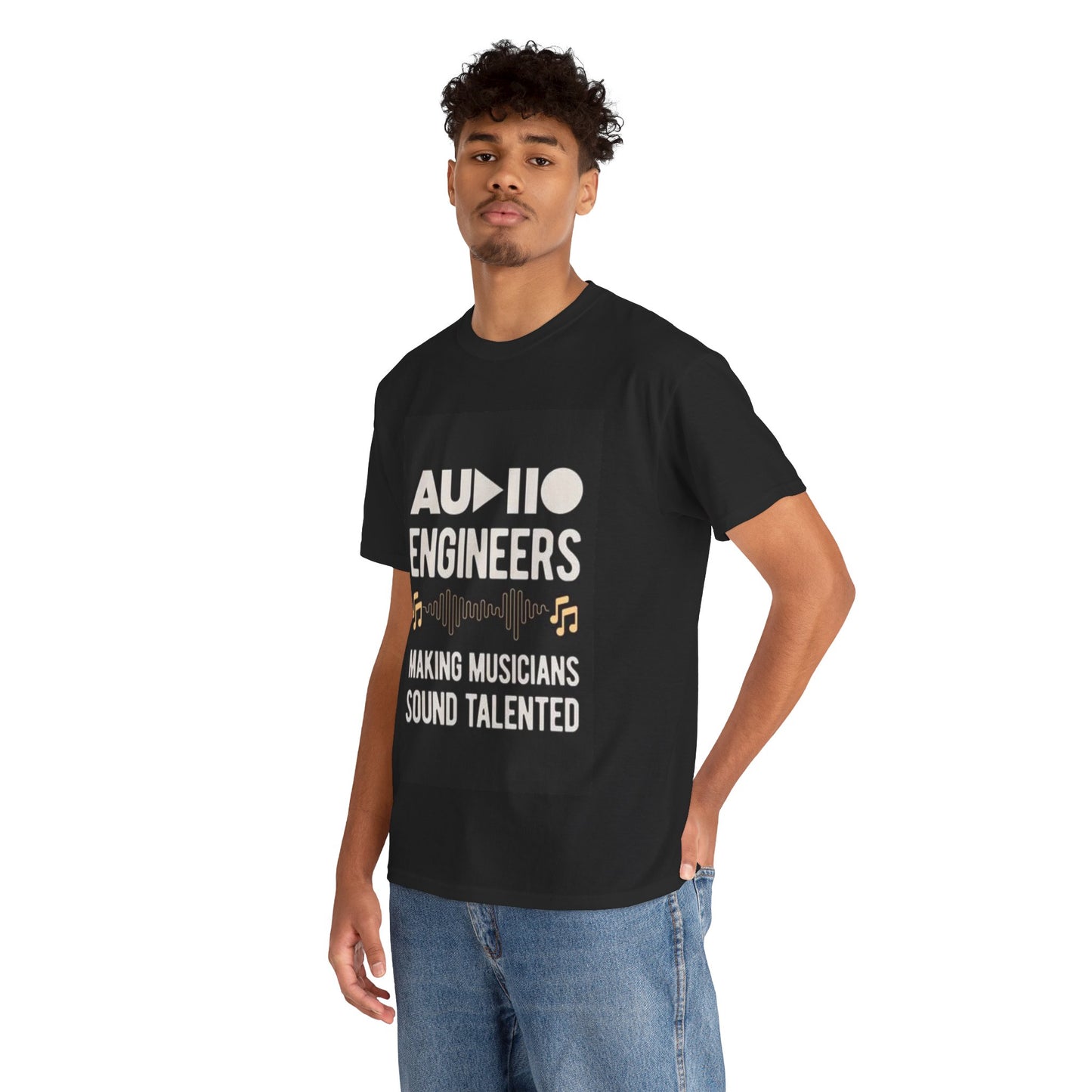 Audio Engineer Unisex Heavy Cotton Tee